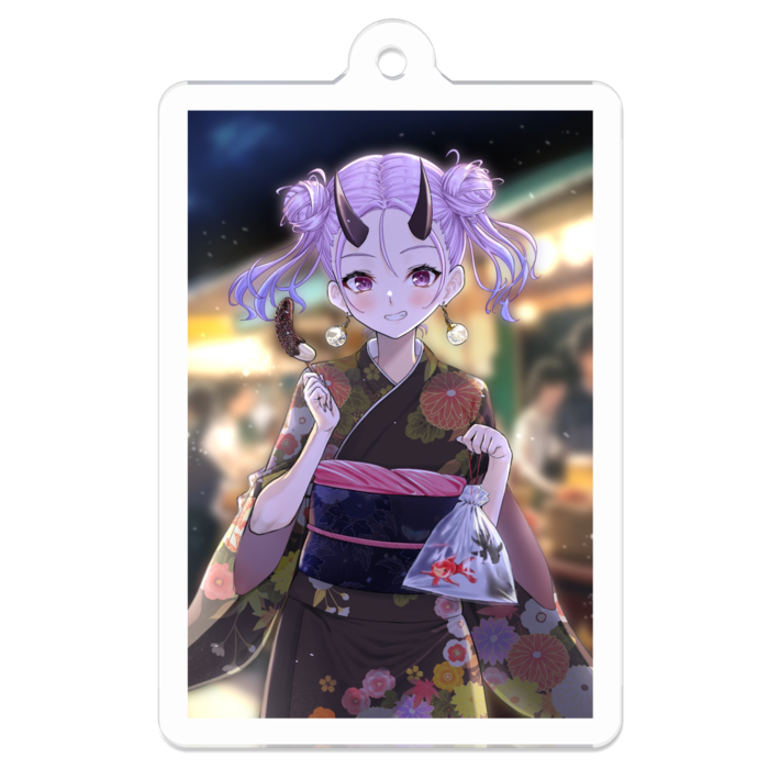 アクリルキーホルダー - 50 x 50 (mm)