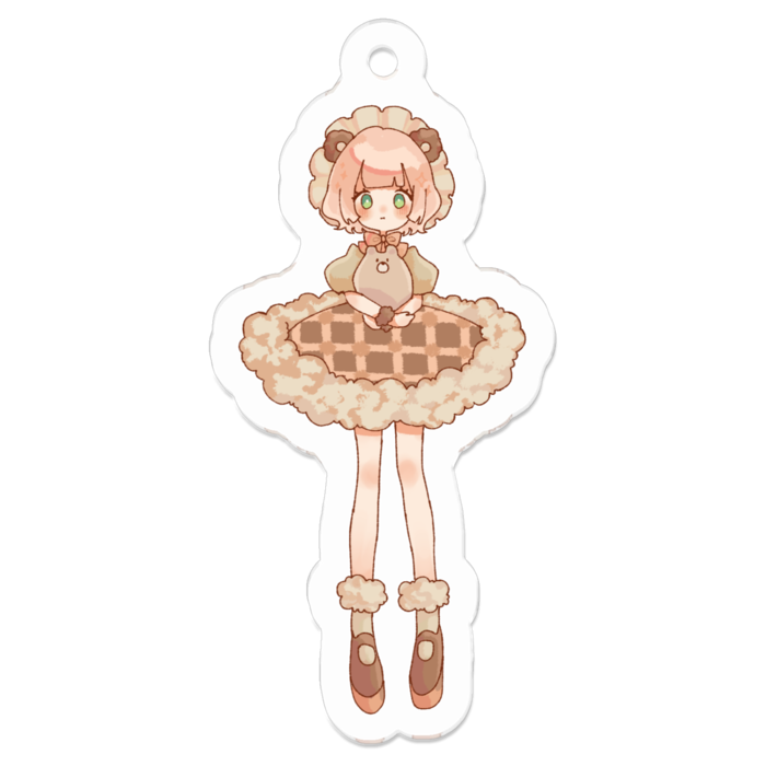 アクリルキーホルダー - 50 x 50 (mm)