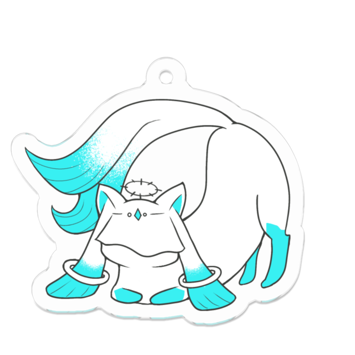 アクリルキーホルダー - 50 x 50 (mm)