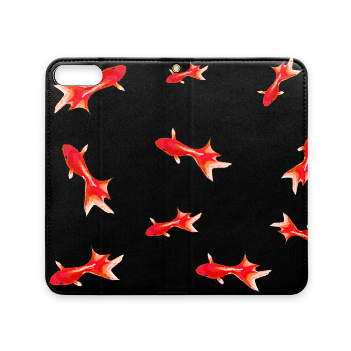 手帳型iPhoneケース（ベルトなし） - iPhone 7 Plus / 8 Plus - ストラップ穴 あり