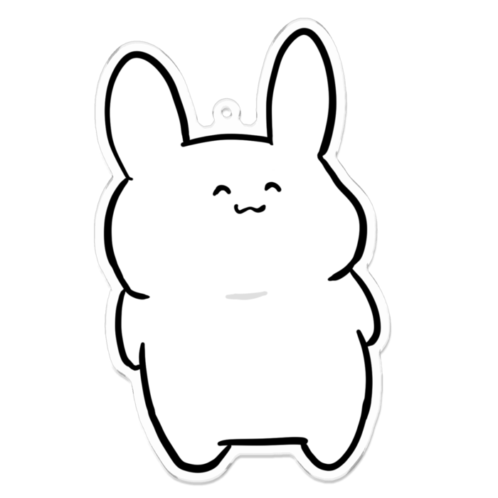 アクリルキーホルダー - 100 x 100 (mm)