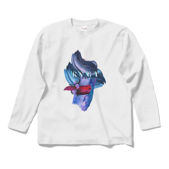 ロングスリーブTシャツ - S - ホワイト(赤)