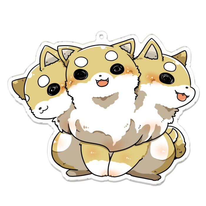 アクリルキーホルダー - 100 x 100 (mm)