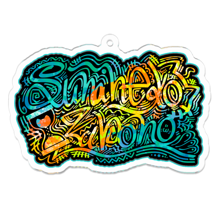 グラフィティアートアクリルキーホルダー(M)