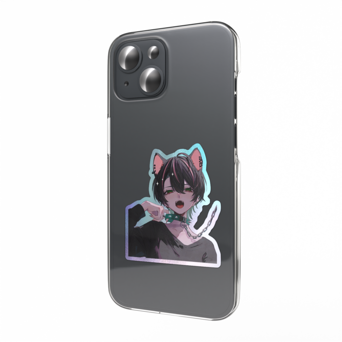 オーロラスマホステッカー - 縦