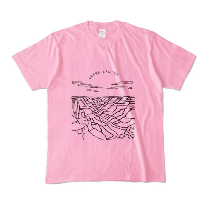 カラーTシャツ - M - ピーチ (淡色)