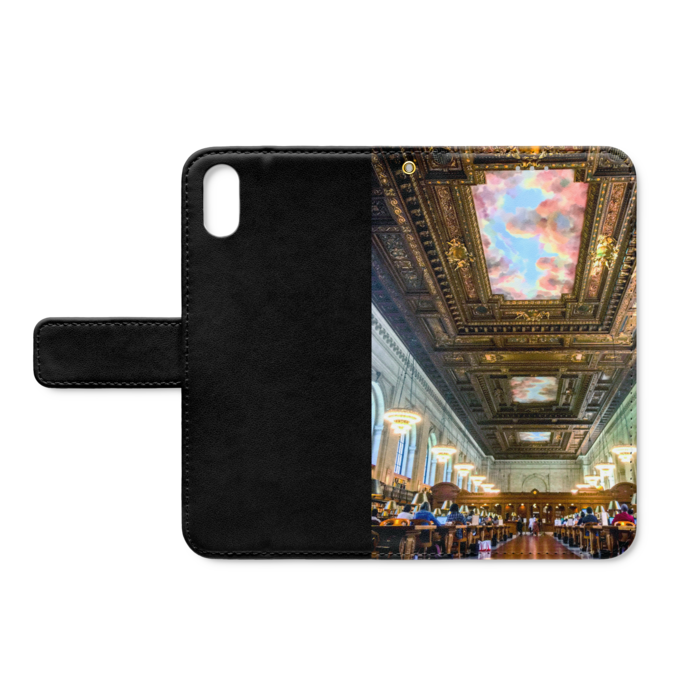 手帳型iPhoneケース - iPhone XS / X - ストラップ穴 あり