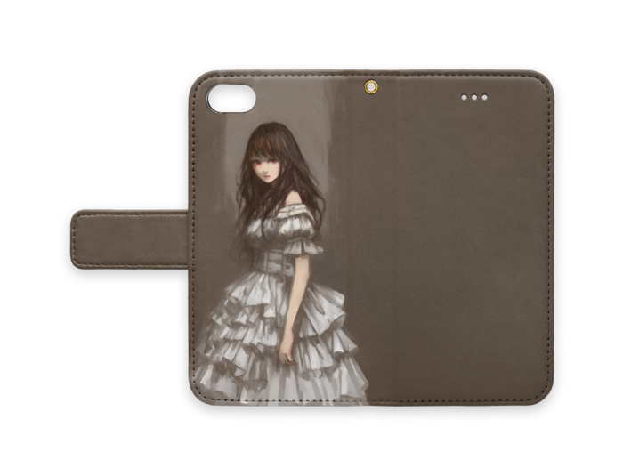 手帳型iPhoneケース - iPhone 8 / 7 / SE2 - ストラップ穴 あり