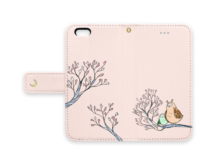 手帳型iPhoneケース - iPhone6 - ストラップ穴 あり