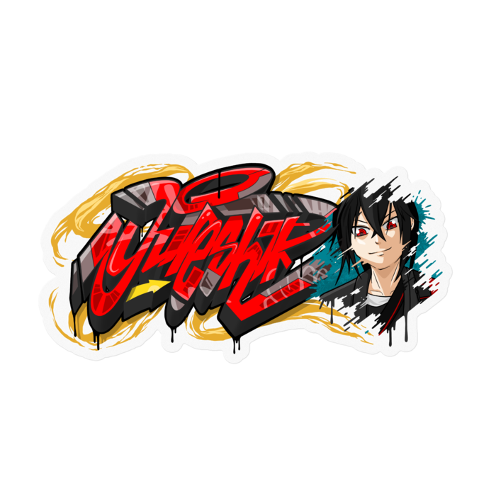 ステッカー - 100 x 100 (mm) クリア