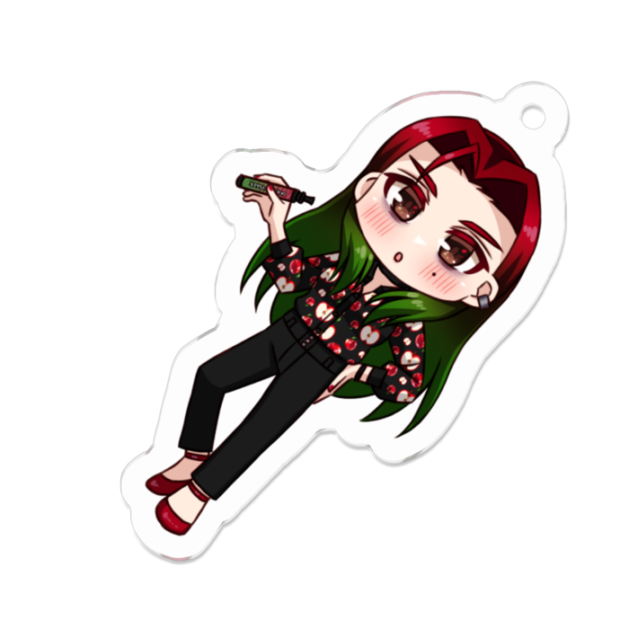 アクリルキーホルダー（コーティング） - 50 x 50 (mm)