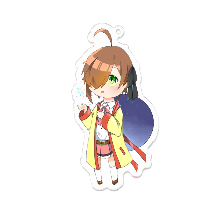 アクリルキーホルダー（コーティング） - 100 x 100 (mm)