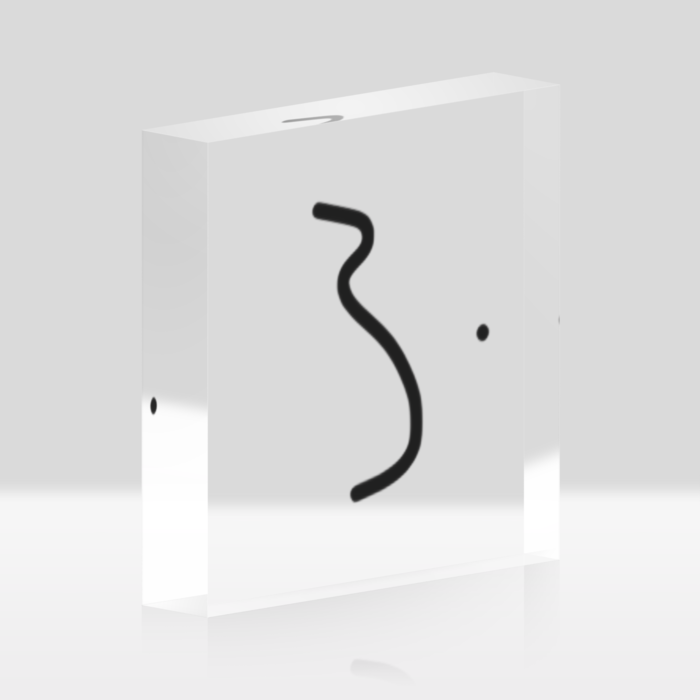 アクリルブロック - 100x100mm