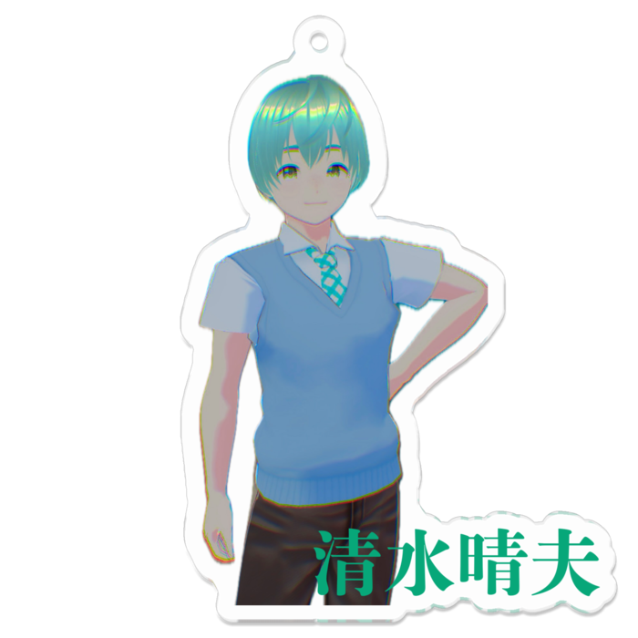 アクリルキーホルダー - 70 x 70 (mm)