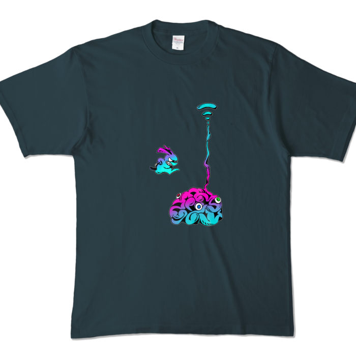 カラーTシャツ - XL - デニム (濃色)(4)