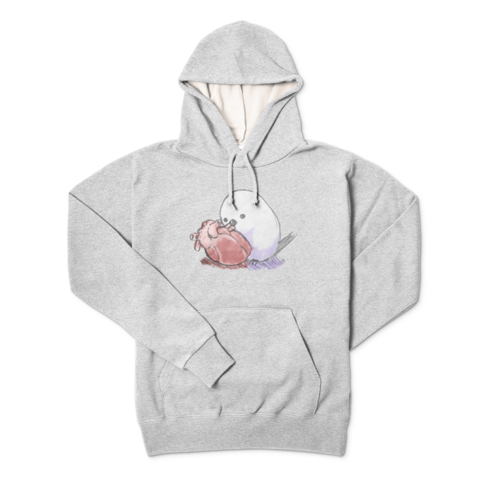 パーカー - L - 杢グレー