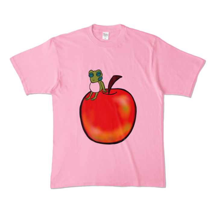 カラーTシャツ - XL - ピーチ (淡色)
