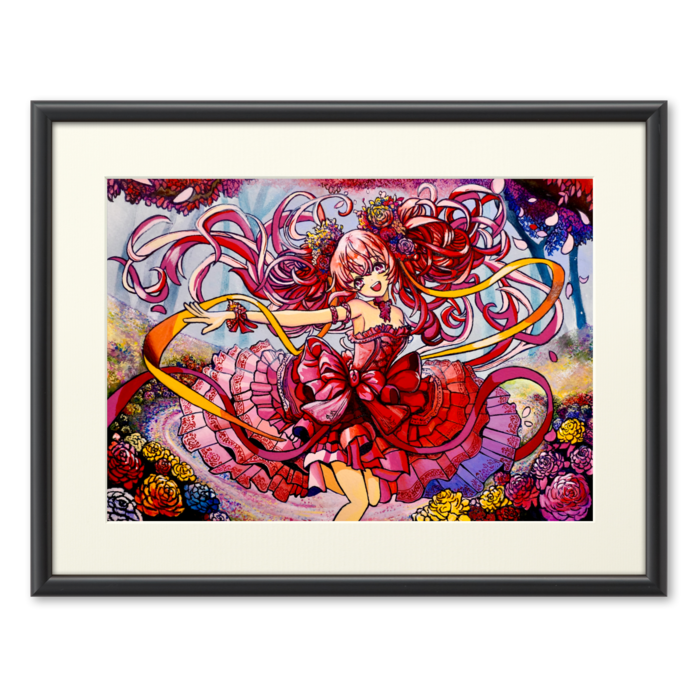 複製画(ブラック) - A4