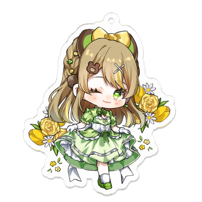 アクリルキーホルダー - 70 x 70 (mm)