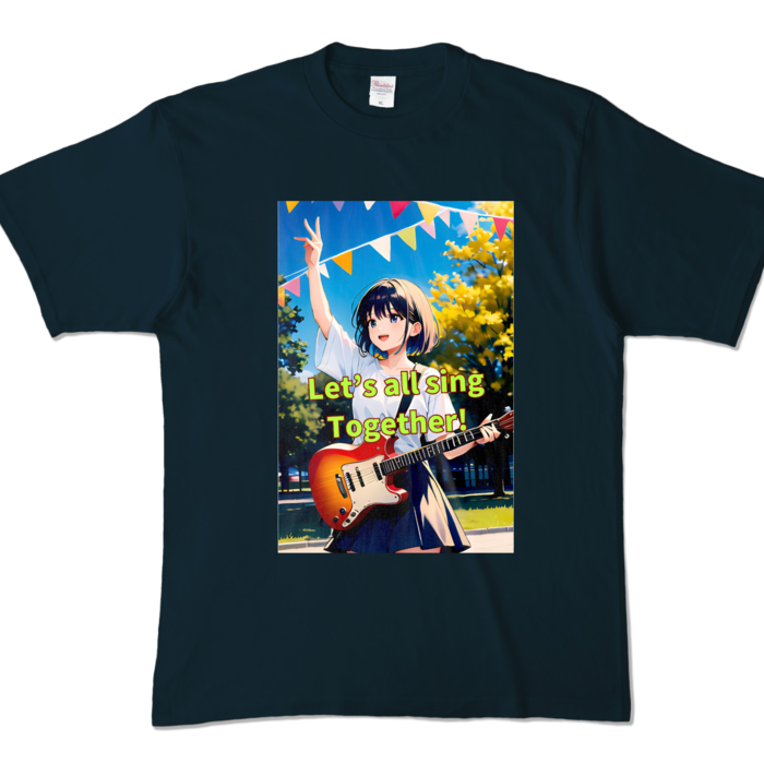 カラーTシャツ - XL - ネイビー (濃色)