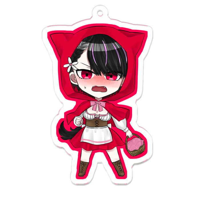 アクリルキーホルダー（コーティング） - 70 x 70 (mm)