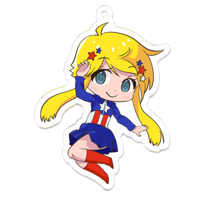 アクリルキーホルダー - 70 x 70 (mm)