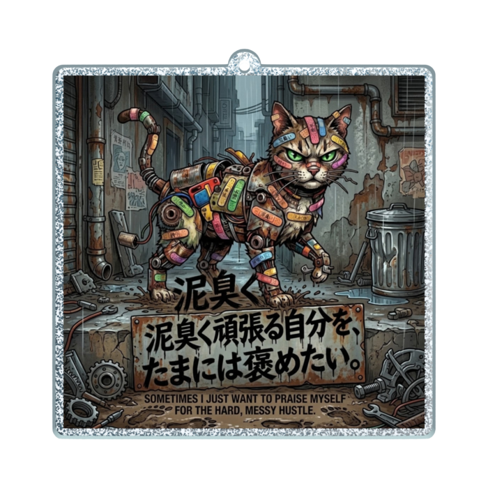 ラメアクリルキーホルダー - W70 × H70mm 以内