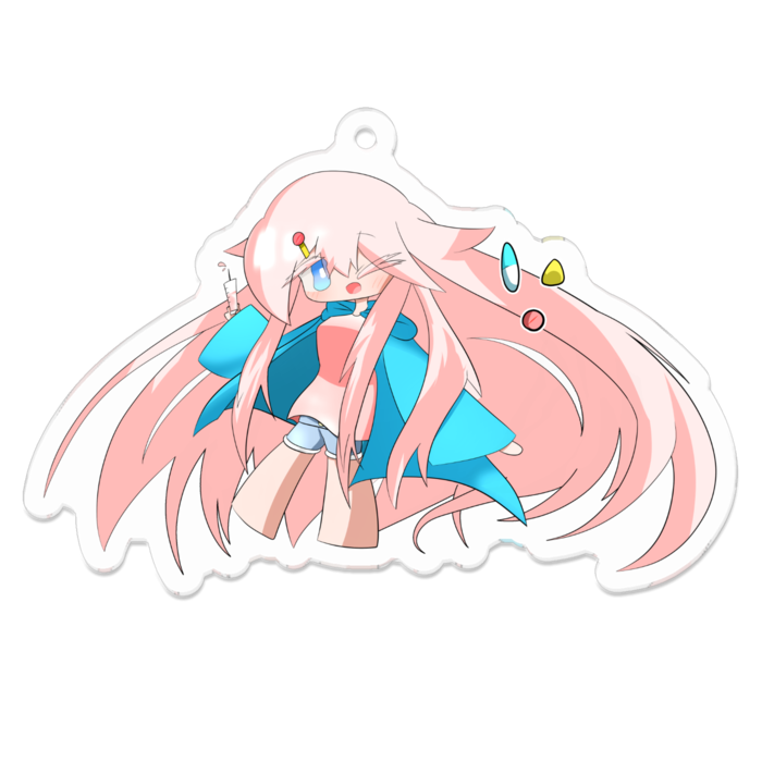 アクリルキーホルダー - 70 x 70 (mm)