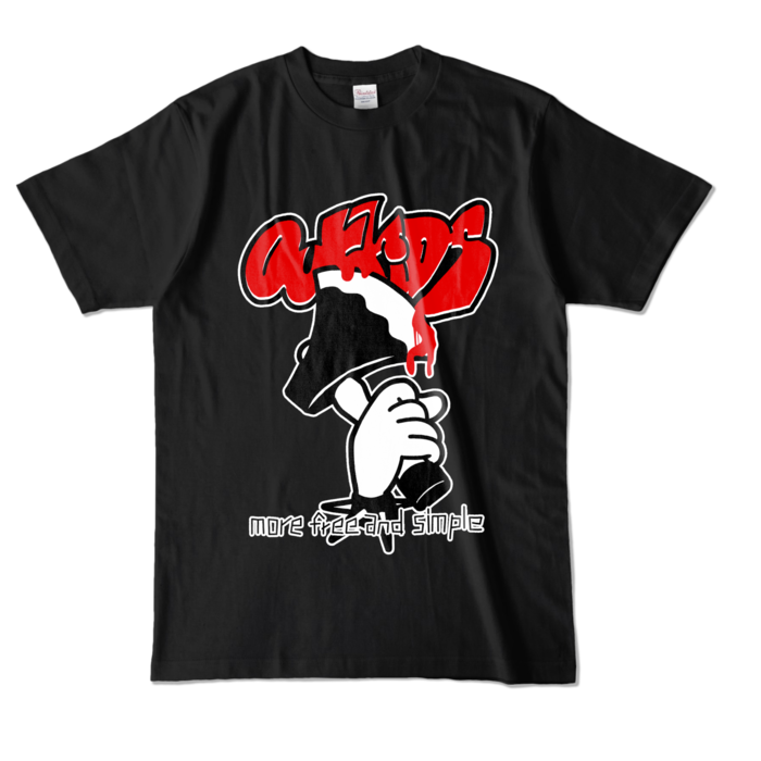 カラーTシャツ - L - ブラック (濃色)