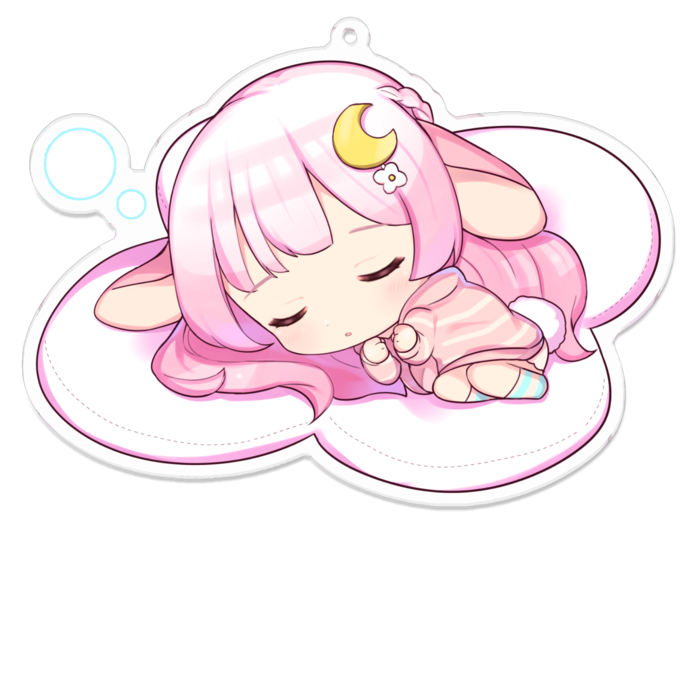 アクリルキーホルダー（コーティング） - 100 x 100 (mm)