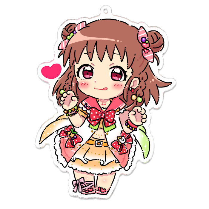 アクリルキーホルダー - 100 x 100 (mm)