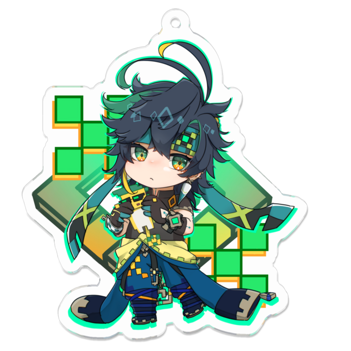 アクリルキーホルダー - 70 x 70 (mm)
