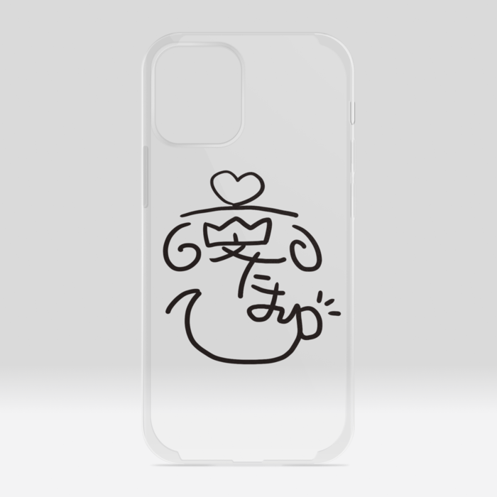 サイン入りiPhoneケース【くりあ】 - iPhone12 mini