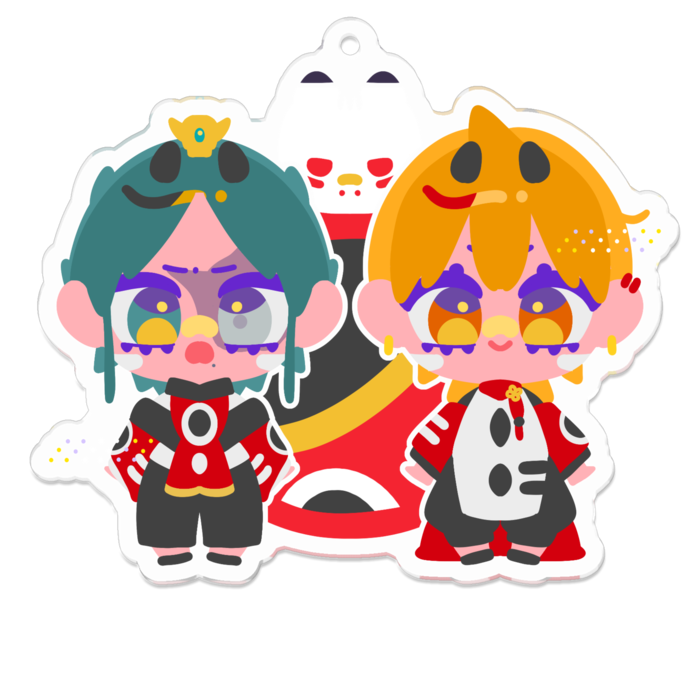 アクリルキーホルダー - 70 x 70 (mm)