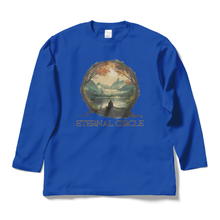 ロングスリーブTシャツ - L - ロイヤルブルー