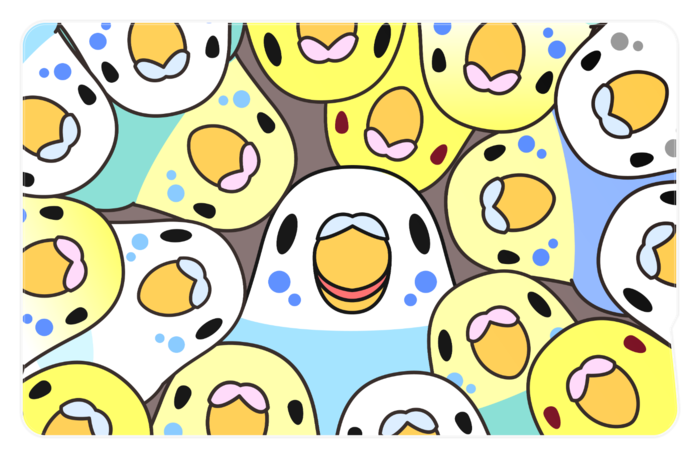 ICカードステッカー① - 約85.7x53.9(mm)