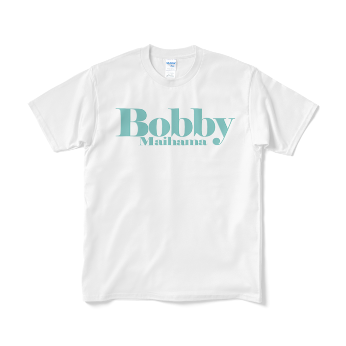 BobbyのTシャツ（アイスグリーンロゴ） - M - ホワイト
