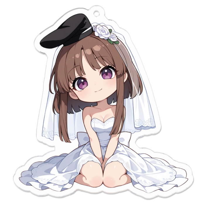 アクリルキーホルダー - 70 x 70 (mm)(キャラのみ)