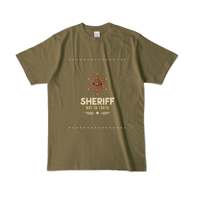 カラーTシャツ - L - オリーブ (濃色)