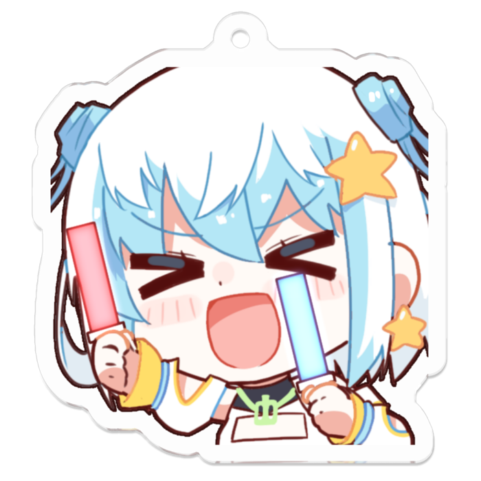 アクリルキーホルダー - 50 x 50 (mm)