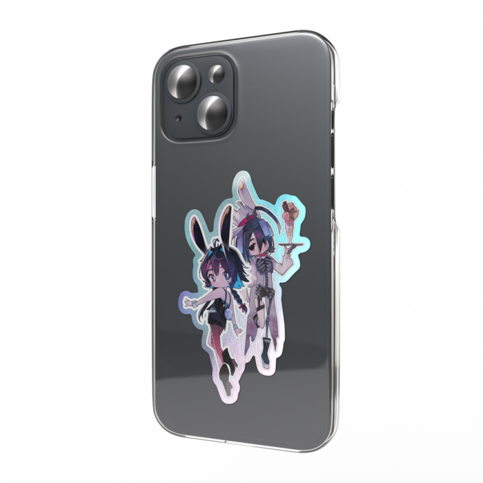 オーロラスマホステッカー - 縦