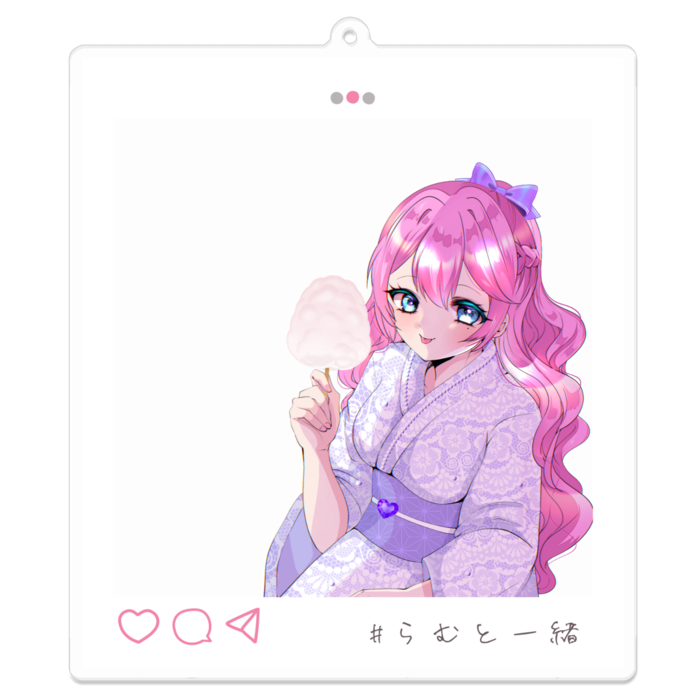 アクリルキーホルダー - 100 x 100 (mm)
