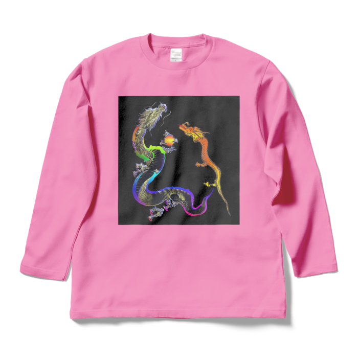 ロングスリーブTシャツ - L - ピンク