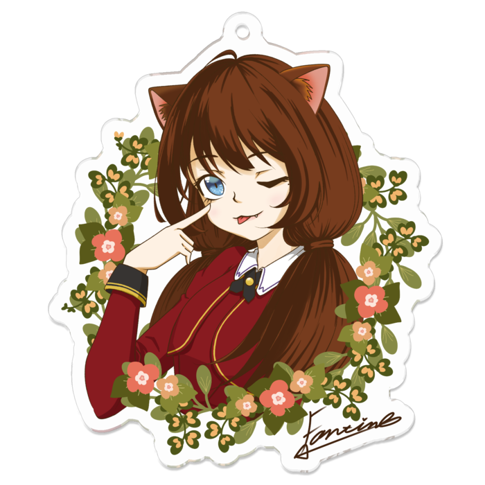 アクリルキーホルダー（コーティング） - 70 × 70 (mm)