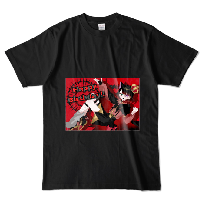 カラーTシャツ - L - ブラック (濃色)