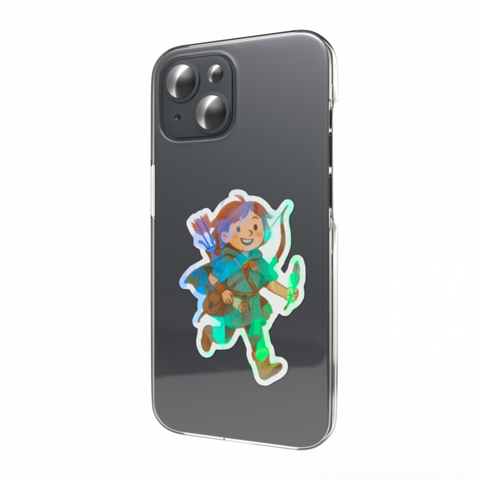 ホログラムスマホステッカー - 縦