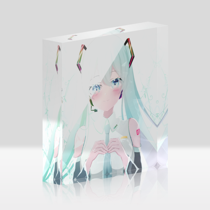 初音ミク rella アクリルブロック-