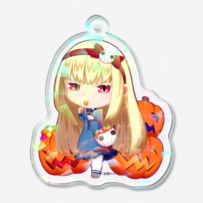 ホログラムアクリルキーホルダー - 50 × 50mm