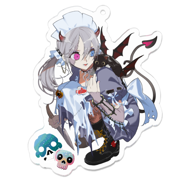 アクリルキーホルダー - 70 x 70 (mm)