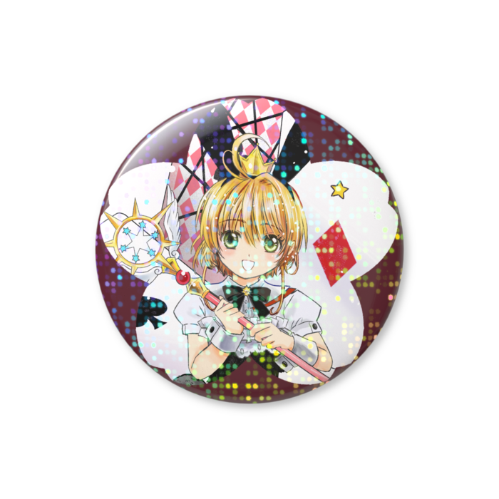 ホログラム缶バッジ - 44mm(バニーガール)